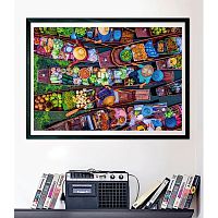 Пазл Clementoni 1000 деталей: Рынок на лодках в Таиланде