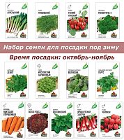 Набор семян, семена зелени, салата, редиса, трав