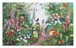 Пазл Pintoo 1000 деталей: Энн Сирл. Цветочная изгородь