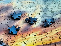 Пазл деревянный Алма 500 деталей Волшебство природы. Лед Байкала