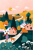 Пазл Pintoo 600 деталей: Беа Мюллер. Загородная прогулка