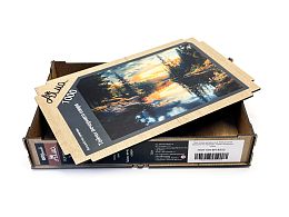 Пазл Алма деревянный 1000 деталей Волшебство природы. Тайны вечернего озера