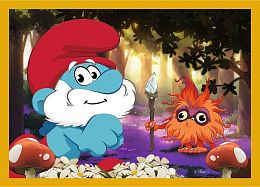 Пазл Trefl 35#48#54#70 деталей: Жизнь в деревне смурфиков