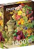 Пазл Enjoy 1000 деталей: Фердинанд Георг Вальдмюллер. Натюрморт с фруктами, цветами и серебряной чашей