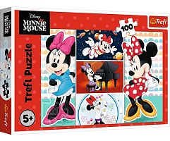 Пазл Trefl 100 деталей: Минни Маус. Забавная Минни