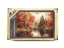 Пазл деревянный Алма 1000 деталей. Волшебство природы. Тишина осеннего болота.