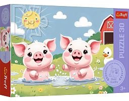 Пазл Trefl 30 деталей: Счастливая жизнь в деревне