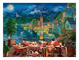 Пазл Pintoo 1200 деталей: Вечер у озера в Гальштате