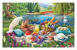 Пазл Pintoo 1000 деталей: Пикник с котятами