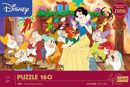 Пазл Trefl 160 деталей: 40 лет Trefl - Белоснежка и семь гномов перед Рождеством