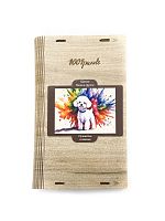 Пазл деревянный Алма 500 деталей Пушистые создания. Щенок Бишон фризе №9