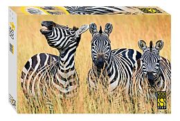 Пазл Step puzzle 500 деталей: Зебры