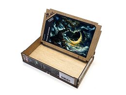 Пазл Алма деревянный 1000 деталей Сказочный мир. Ночная песня моря.