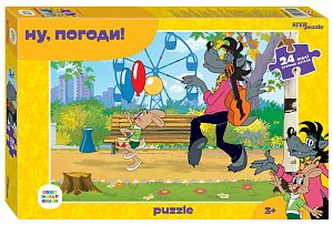 Пазл Step puzzle 24 Maxi деталей: Ну,погоди! (С/м)