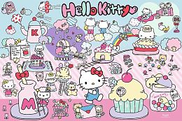 Пазл Trefl 300 деталей: Мир Hello Kitty