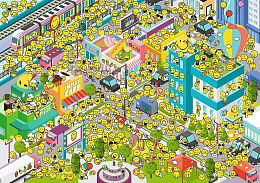 Пазл Trefl 500 деталей: Где же СМАЙЛ? (УЦЕНКА)