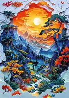 Пазл Trefl 1000 деталей: 40 лет Trefl - Долина