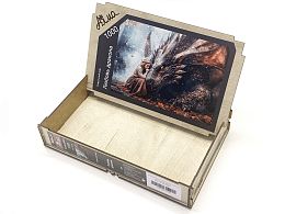 Пазл деревянный Алма 1000 деталей. Сказочный мир. Любовь дракона.