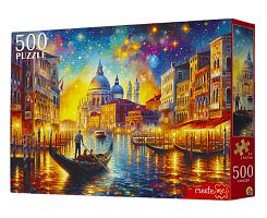 Пазл Рыжий Кот 500 деталей: Волшебная ночь в Венеции