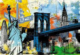 Пазл Educa 1500 деталей: Символы Нью-Йорка