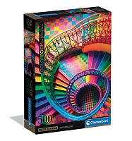 Пазл Clementoni 500 деталей: Цвета-винтовая лестница
