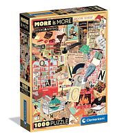 Пазл Clementoni 1000 деталей: MORE IS MORE. Книги и литература