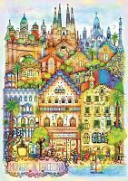 Пазл Trefl 1000 деталей: Мадалина Тантареану: Полночь в Барселоне