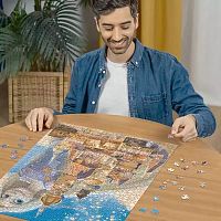 Пазл Ravensburger 1000 деталей: Disney. Дворец Рапунцель