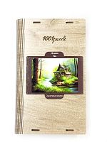 Пазл деревянный Алма 300 деталей Сказочные домики. Домик №1