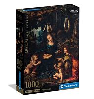 Пазл Clementoni 1000 деталей: Леонардо. Мадонна в скалах