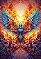 Пазл Art Puzzle 1000 деталей: Разноцветный Феникс