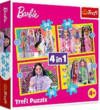 Пазл Trefl 35#48#54#70 деталей: Веселый мир Барби