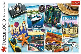 Пазл Trefl 1000 деталей: Праздничные открытки