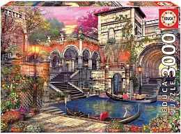 Пазл 3000 деталей Educa:  Венецианский роман (УЦЕНКА)