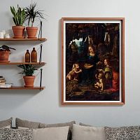 Пазл Clementoni 1000 деталей: Леонардо. Мадонна в скалах