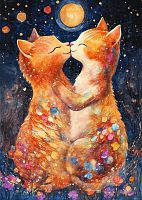 Пазл Trefl 500 деталей: Поцелуй в лунном свете