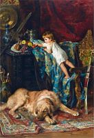 Пазл Стелла 1500 деталей: Маковский К.Е. В мастерской художника