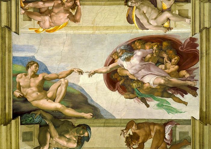 Пазл Enjoy 1000 деталей: Микеланджело Буонарроти. Сотворение Адама