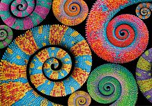 Пазл Clementoni 500 деталей: Разноцветные кудрявые хвосты