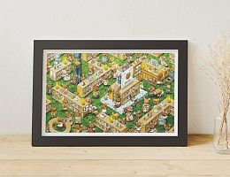 Пазл 1000 деталей Pintoo: SMART Книжный магазин