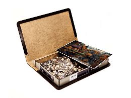 Пазл Алма ПРЕМИУМ деревянный 1000 деталей. Домик в деревне. Дыхание осени