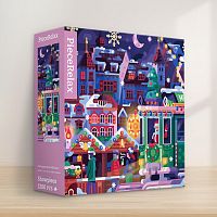 Пазл Pintoo 1200 деталей: Рождественская ярмарка