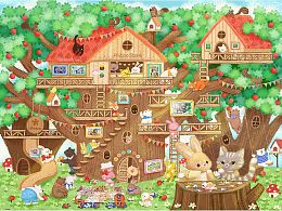 Пазл Pintoo 1200 деталей: Клуб пазлов