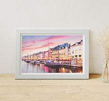 Пазл Pintoo 1000 деталей: Канал в Копенгагене