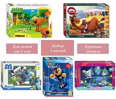 Набор Step Puzzle для детей 5 шт 35 деталей: Мультфильмы-26