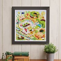 Пазл Pintoo 900 деталей: Иссики Тоаки. Любование цветами