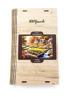 Пазл деревянный Алма 500 деталей Сказочные домики. Дом у слияния ручьев