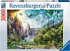 Пазл Ravensburger 3000 деталей: Царство драконов