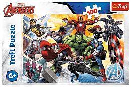 Пазл Trefl 100 деталей: Сила Мстителей