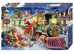 Пазл Step puzzle 1000 деталей: Поезд Деда Мороза
